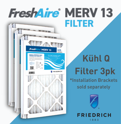 Kuhl Q merv 13 filter 3 pack